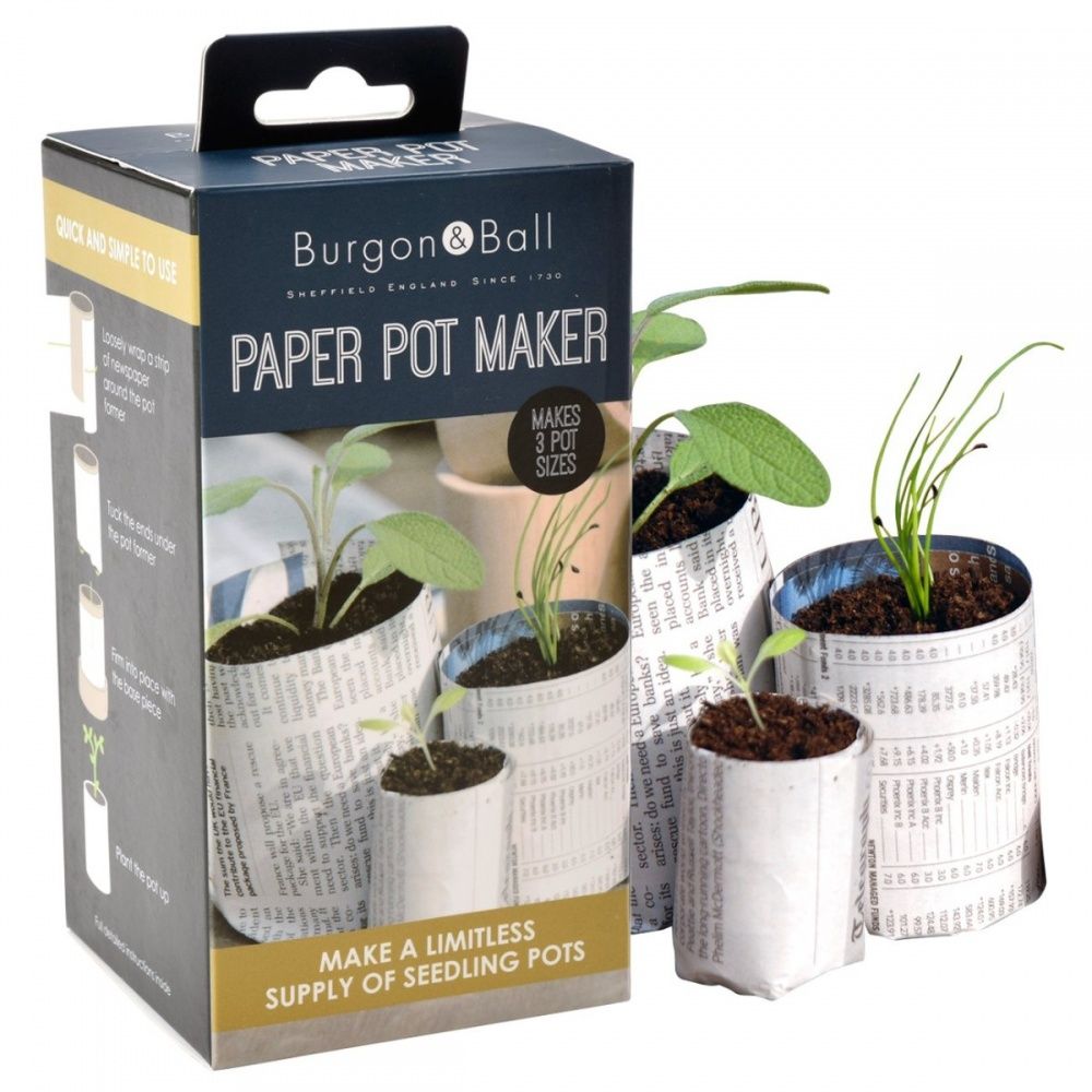 Paper Plant Pot Maker by Burgon & Ball