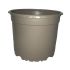 Recyclable Taupe-Grey 13cm Plastic Plant Pots | Pack of 10