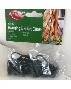 Ambassador Replacement Green Metal Hanging Basket Chain | For 14" Baskets