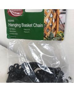 Ambassador Replacement Black Metal Hanging Basket Chain | For 16-18" Baskets