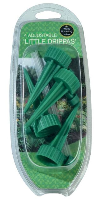 Adjustable Little Drippas (Water Plants While Away) | Pack of 4