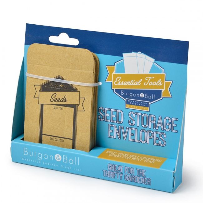 Storage Envelopes for Seeds by Burgon & Ball