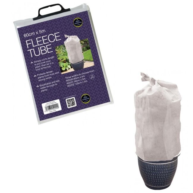 Frost Protection Fleece Tube for Plants | 60cm x 5m (30gsm)