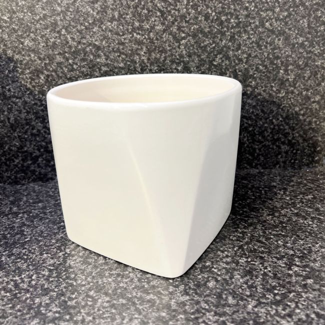 Ceramic Cream Indoor Pot | 13cm